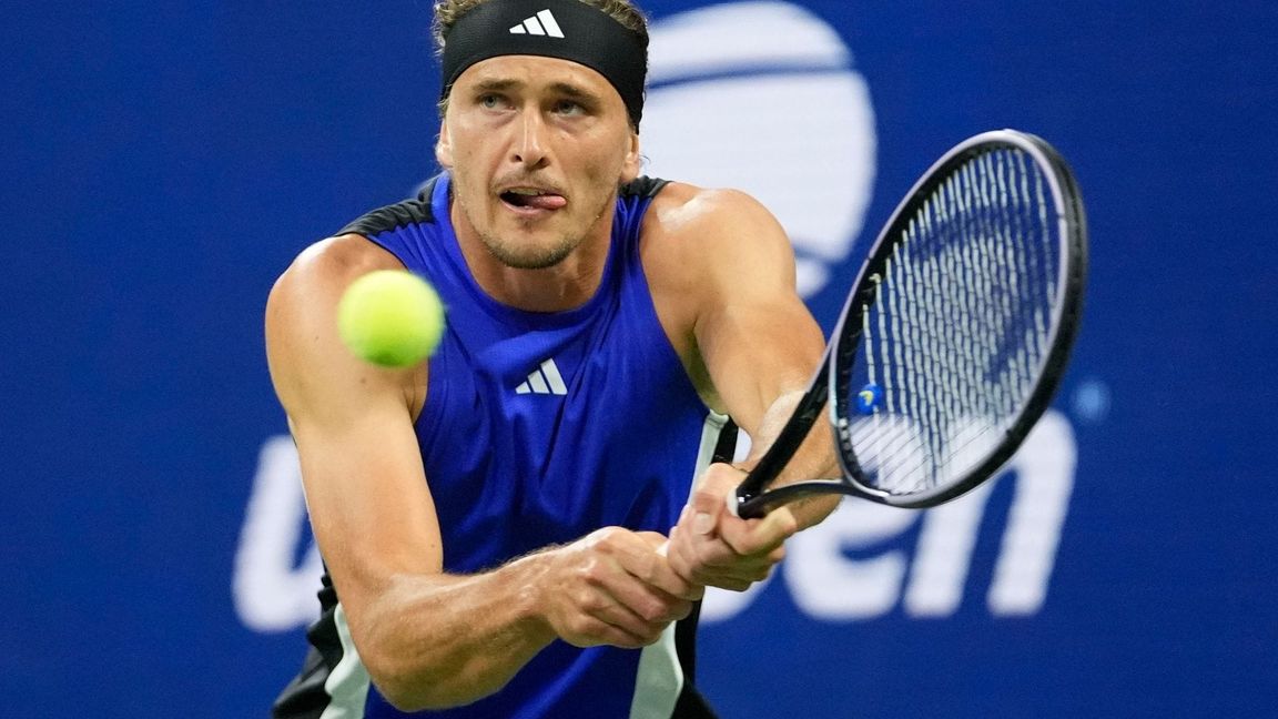 Kann sich auf seine Physis verlassen: Alexander Zverev erreicht Achtelfinale bei US Open.