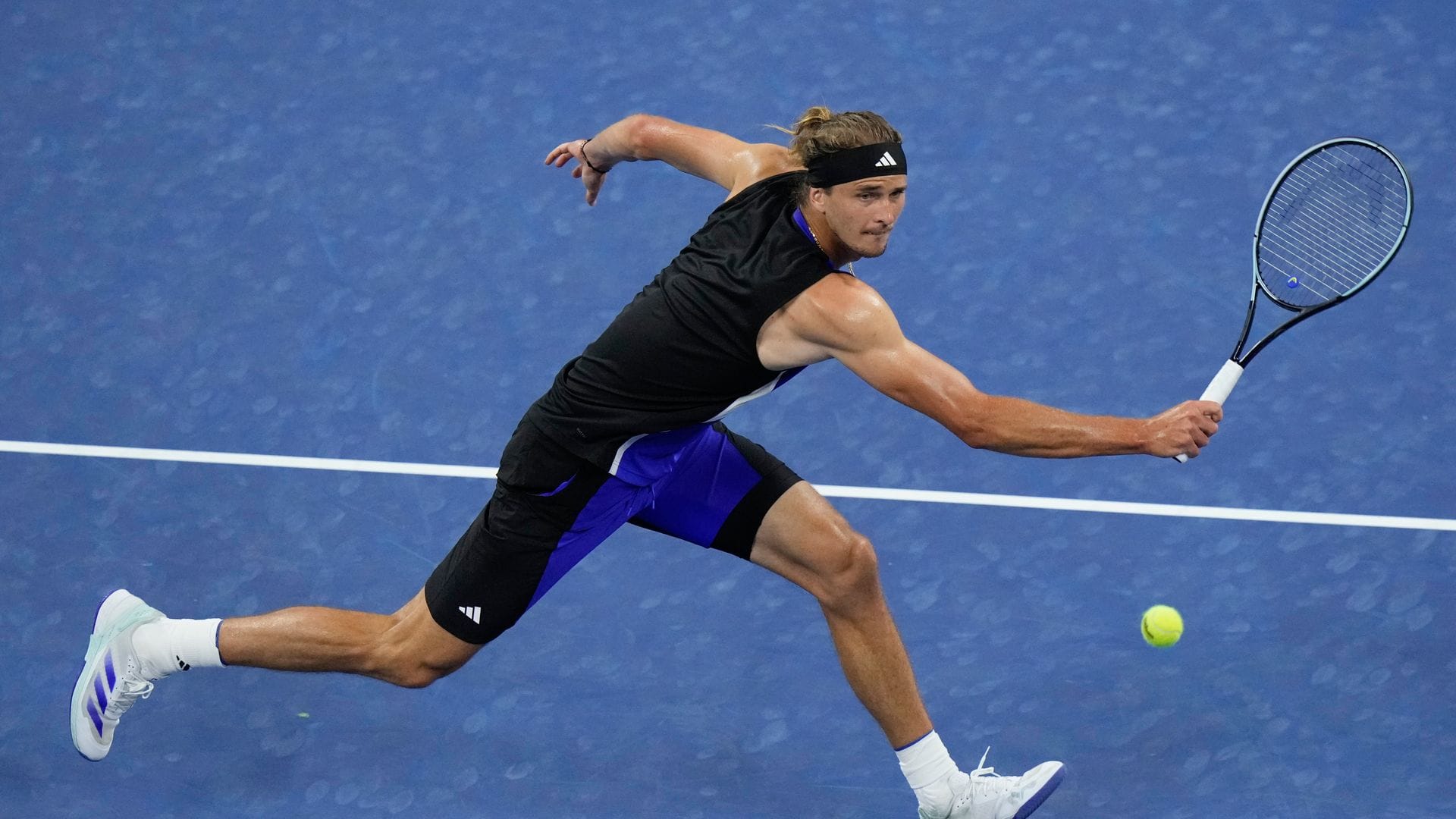 Alexander Zverev erreicht das Achtelfinale bei den US Open.
