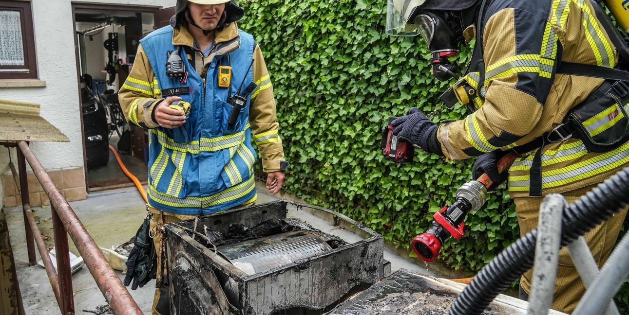 Der Wäschetrockner hatte Feuer gefangen, konnt aber rasch gelöscht werden.
