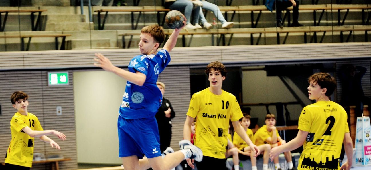 Rückraum-Ass Patrick Rechberger trifft sechsmal gegen Stuttgart.