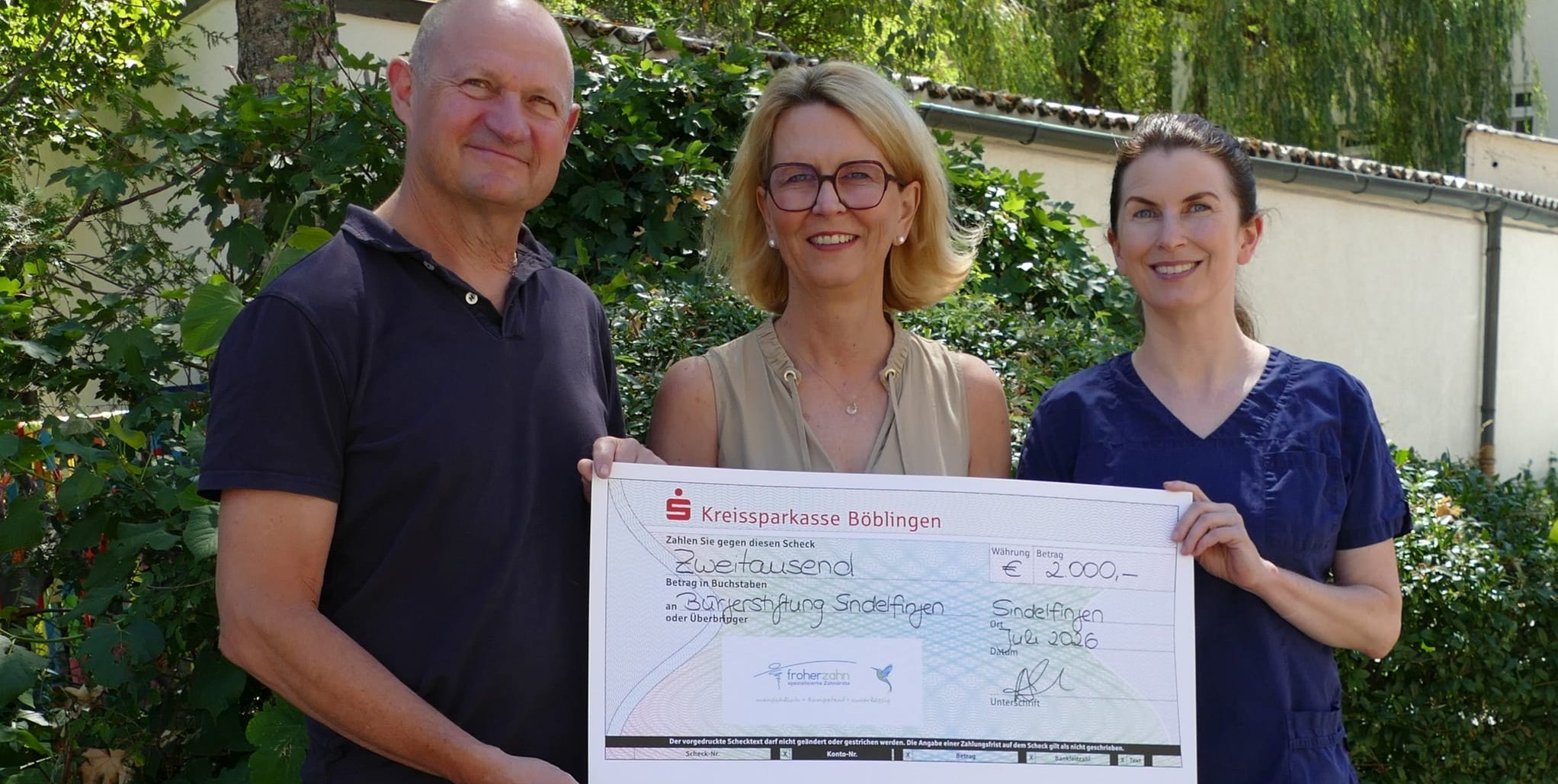 Von links: Dr. Axel Altvater, Heike Stahl) und Dr. Andrea Schwarzmaier.