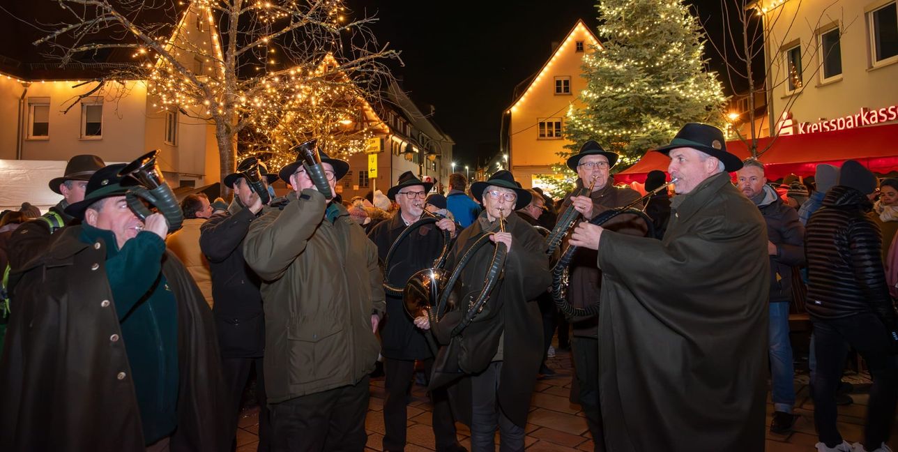 Die Jagdhornbläser gehörten zum ersten Mal zum Programm.