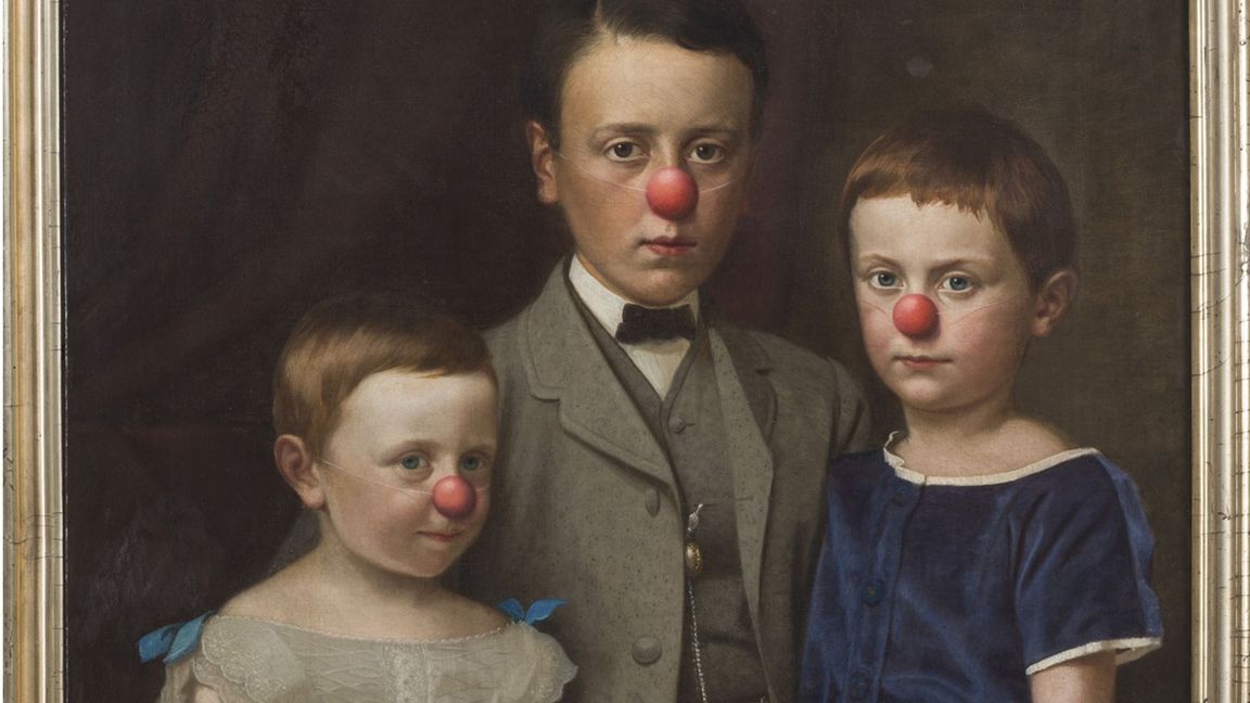 Hans-Peter Feldmanns: „Familie mit roten Nasen“ von 2015