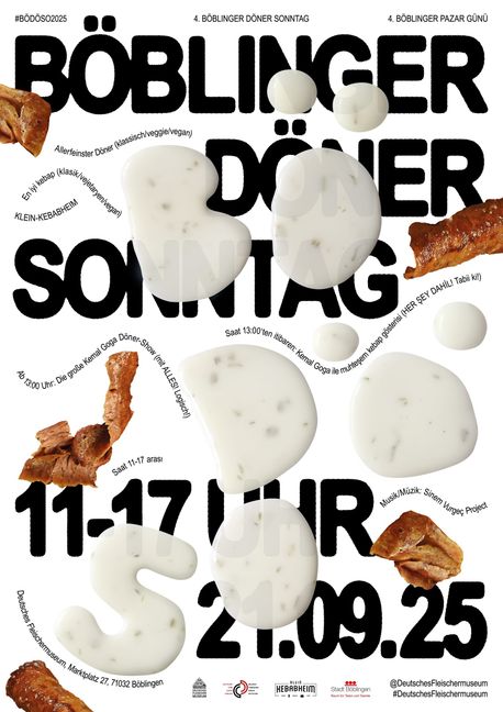 Das Plakat zum Böblinger Dönersonntag.