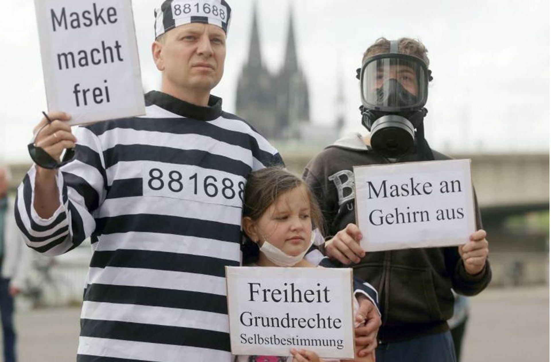 Der Protest gegen Corona-Maßnahmen gründet sich auch auf gefährliche Vergleiche