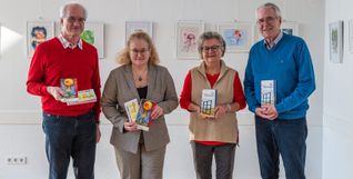 Das Programmteam: Harald Sterzinger, Prof. Dr. Ute Reuter (KEB), Susanne Fuchs und Franz Kugler (Goldberg-Seniorenakademie).