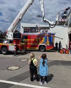 Die Kinder erlebten einen tollen Vormittag bei der Feuerwehr.