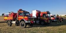 Der Feuerwehreinsatz auf den Feldern zwischen Böblingen und Dagersheim.