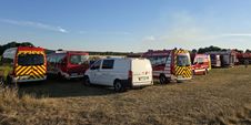 Der Feuerwehreinsatz auf den Feldern zwischen Böblingen und Dagersheim.