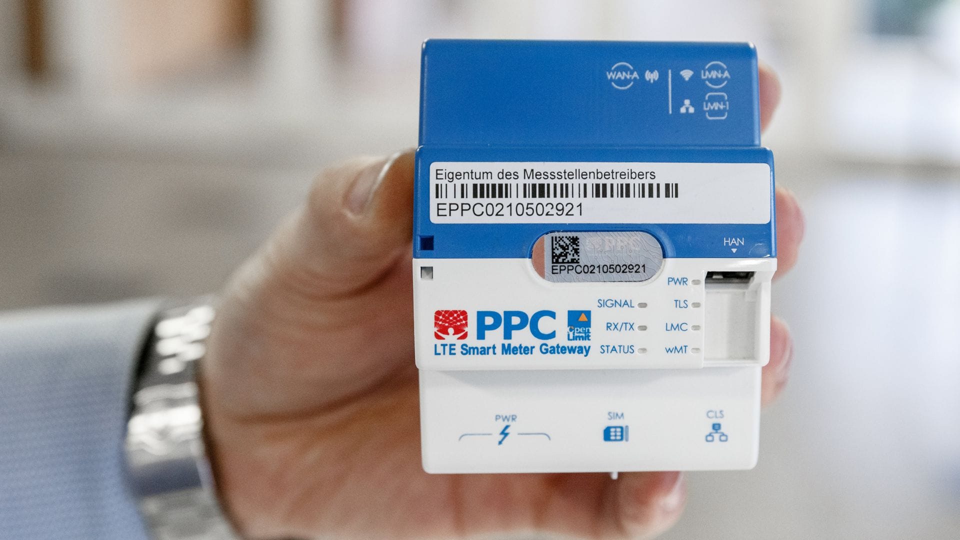 So sieht er aus, der Smart Meter. In Dänemark beispielsweise ist das schon Standard.