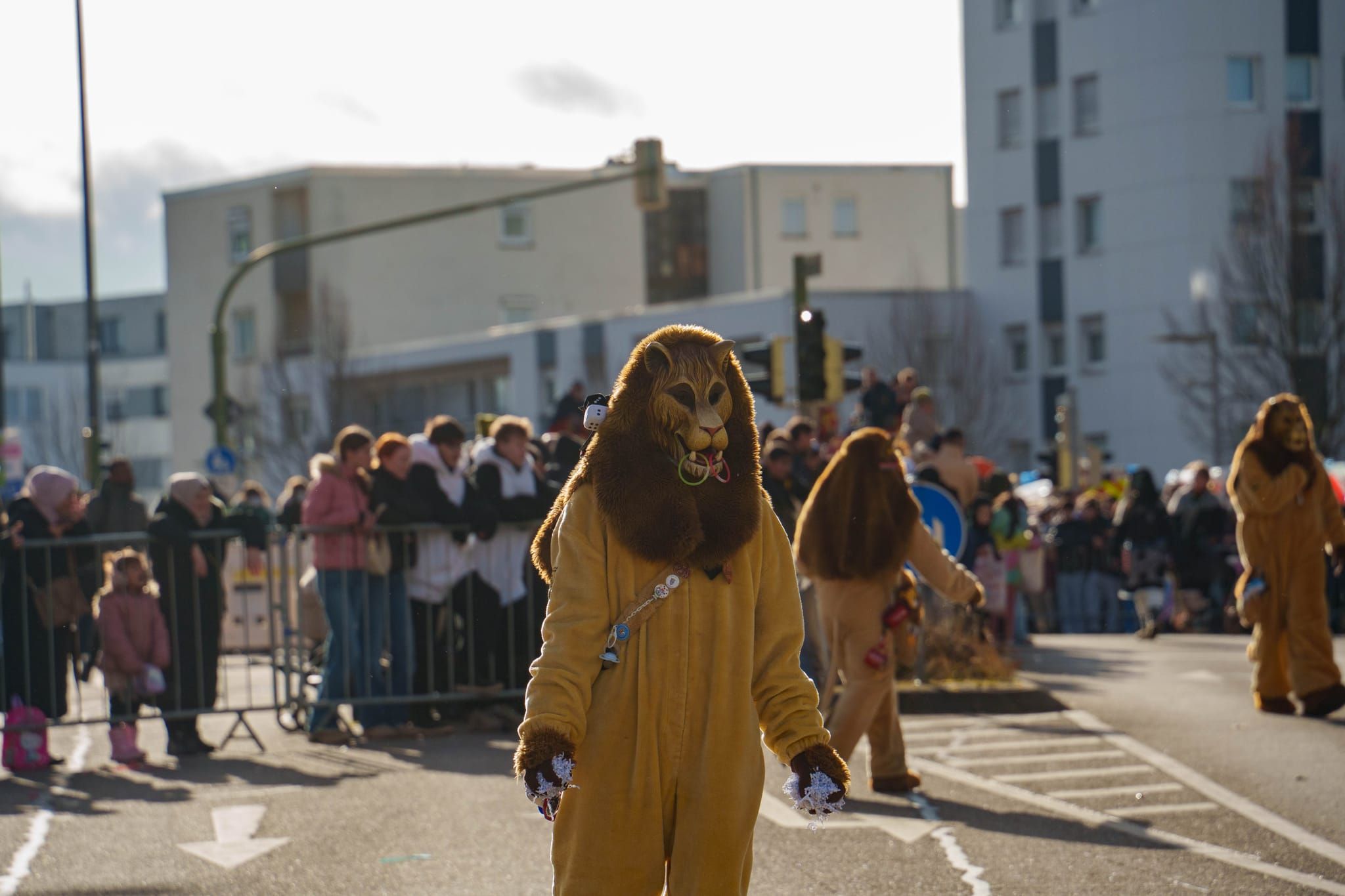 Mehr als Pferdemarkt: Buntes Treiben beim Leonberger Faschingsumzug