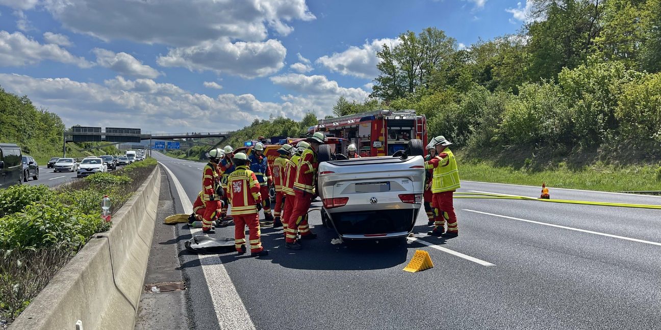 Der Unfall passierte am Donnerstag in Fahrtrichtung Stuttgart.