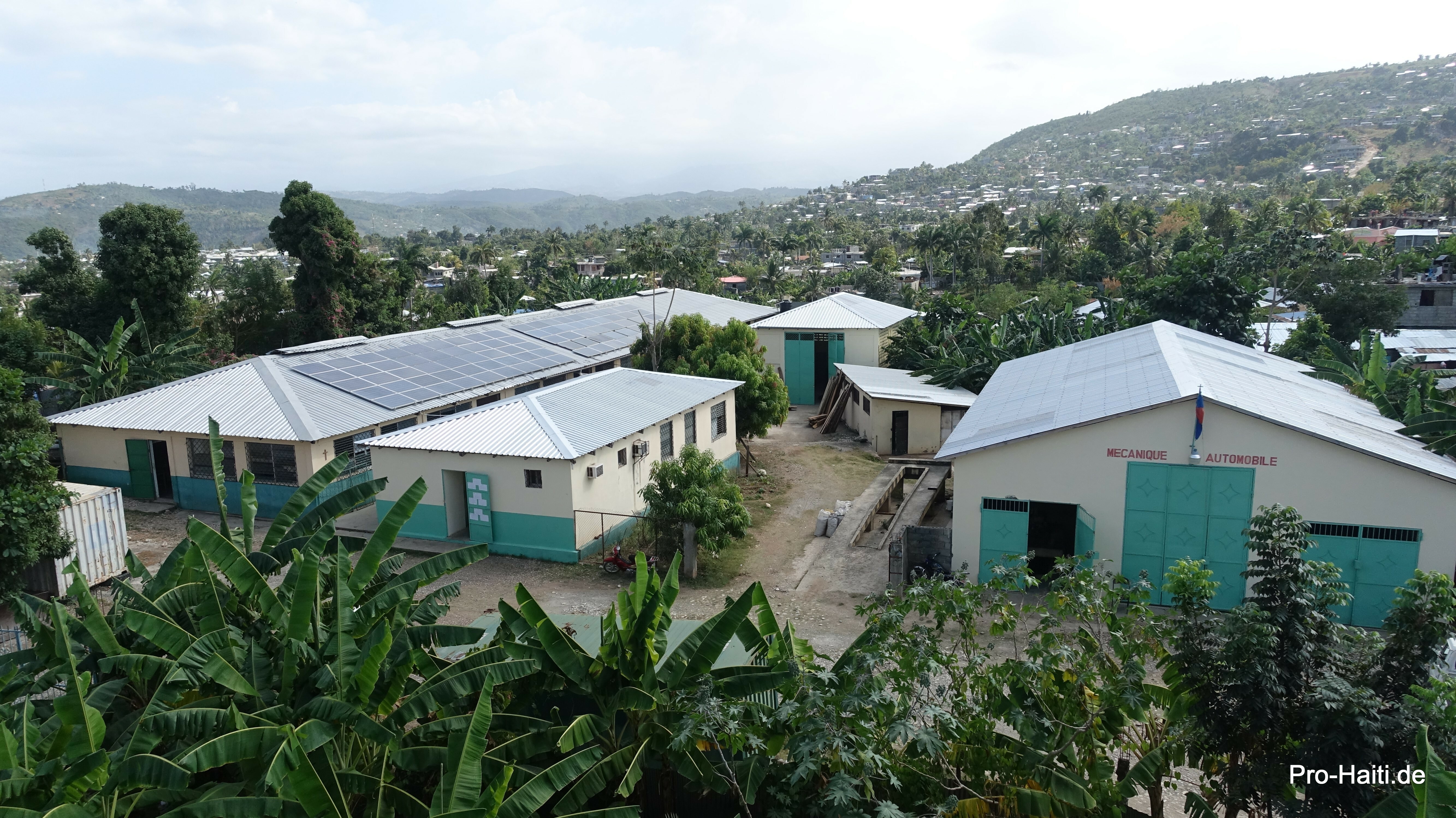 Das "Centre Technique St. Josef", also das Berufsschulzentrum des Aidlinger Vereins "Pro Haiti", hier auf dem Archivbild zu sehen, hat das Erdbeben unbeschadet überstanden. Bild: Pro Haiti