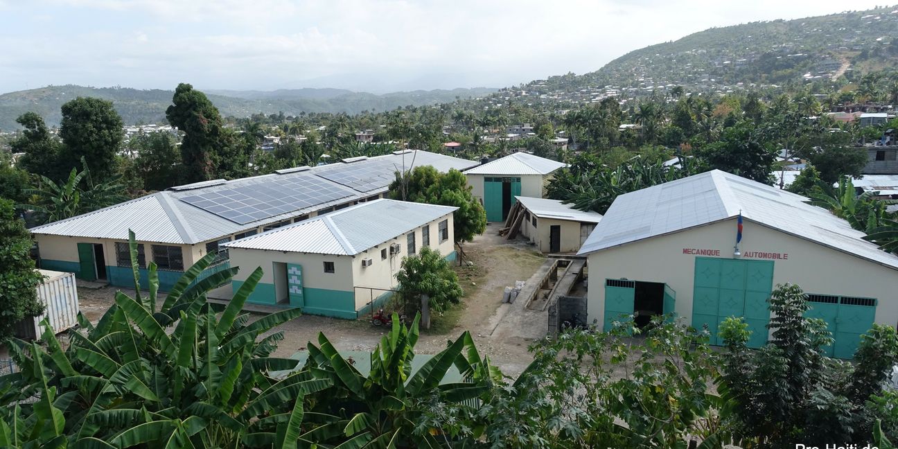 Das "Centre Technique St. Josef", also das Berufsschulzentrum des Aidlinger Vereins "Pro Haiti", hier auf dem Archivbild zu sehen, hat das Erdbeben unbeschadet überstanden. Bild: Pro Haiti