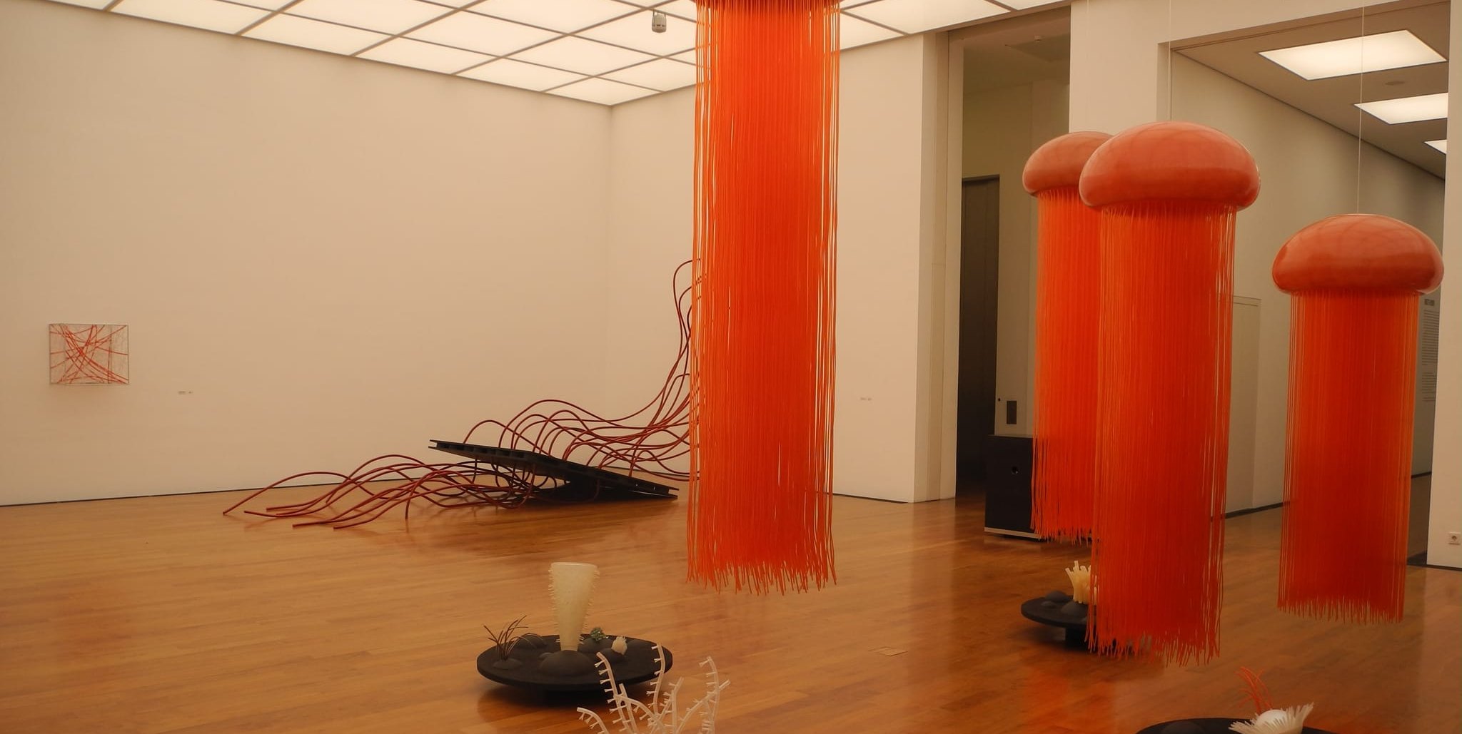 Blick in die neue Ausstellung von Brigitta Weimer im Museum Ritter.