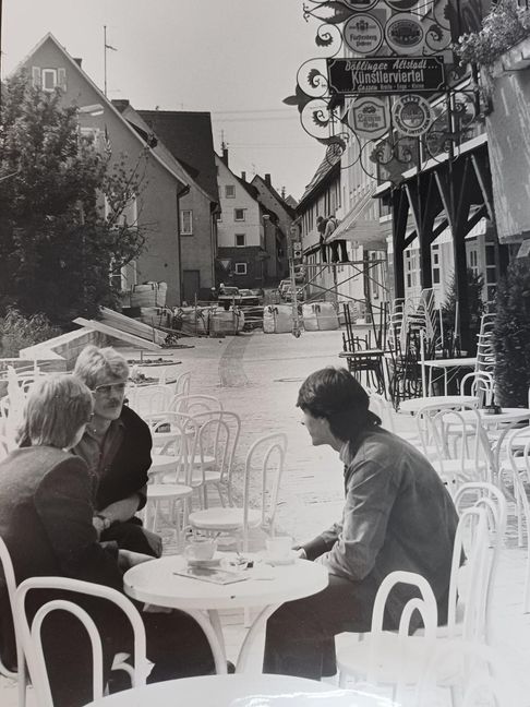 Blick in die Vergangenheit: Der Schein trügt, früher war im Künstlerviertel viel los, vor allem abends und nachts.