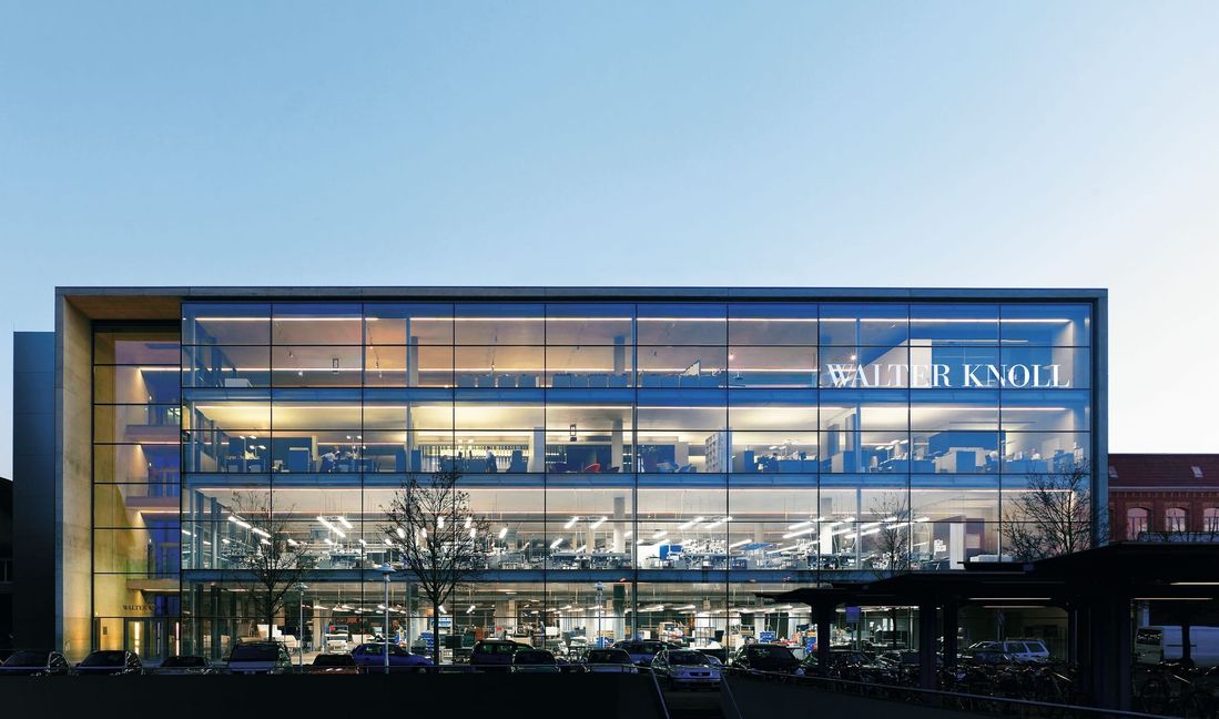 Das Firmengebäude von Walter Knoll in der Herrenberger Bahnhofstraße.