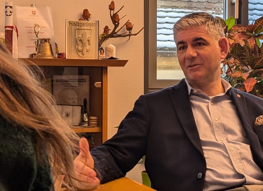 Ioannis Delakos liebt seinen Job als Bürgermeister in Holzgerlingen.