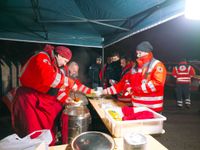 Die Suche nach der 85-Jährigen lief auch in der Nacht weiter.