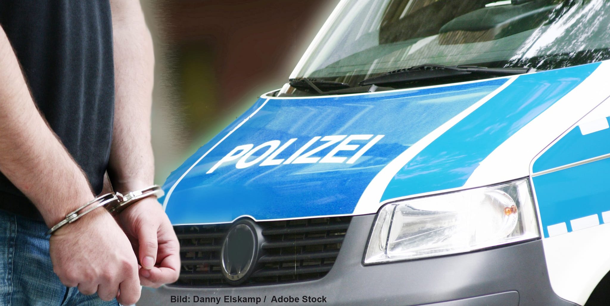 Die Polizei nahm den Mann vorläufig fest.
