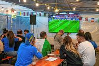 Gemeinsam Fußballschauen, gemeinsam feiern beim Public Viewing in Weil im Schönbuch.