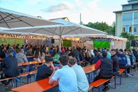 Gemeinsam Fußballschauen, gemeinsam feiern beim Public Viewing in Weil im Schönbuch.