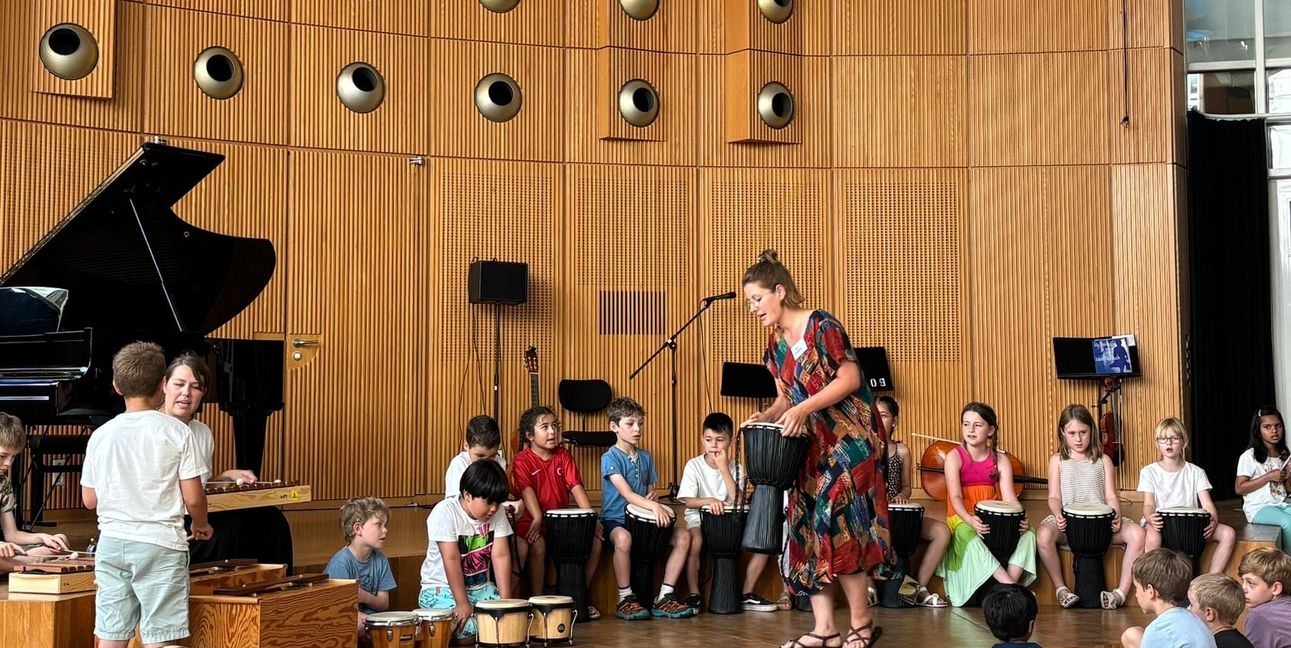 Beim Mittagspausenkonzert ist traditionell jede Menge los.