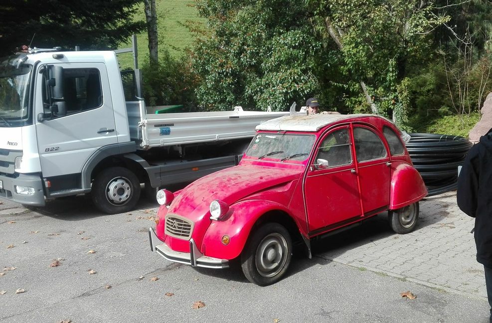 Das Fahrzeug war auch nach 25 Jahren in der Scheune noch fahrbereit.
 Foto: Gemeinde Oberwolfach