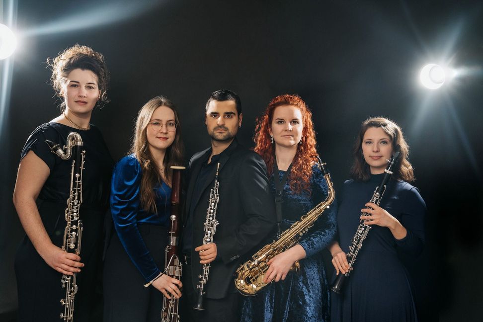 Das Sonus Quintett spielt an Silvester in der Sindelfinger Martinskirche.