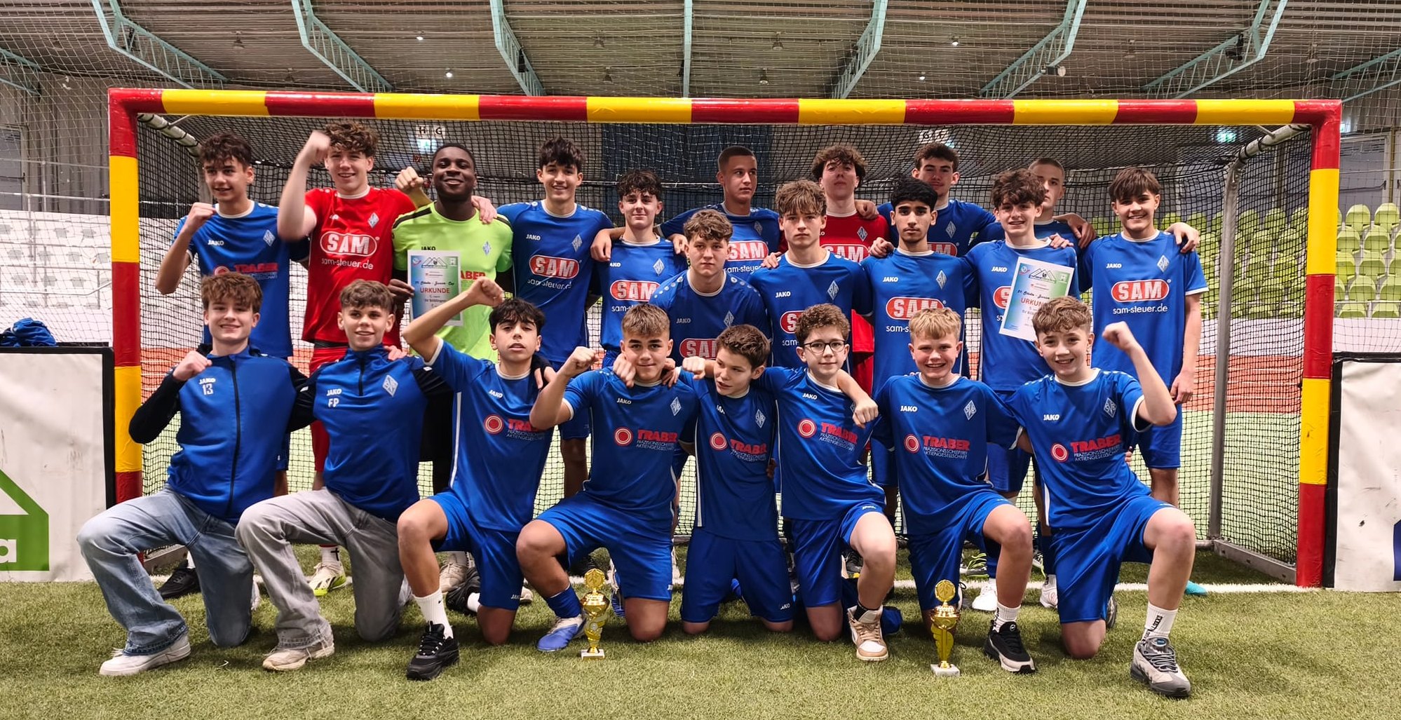 Die C- und B-Junioren der SV Böblingen haben sich die letzten beiden Titel beim 29. Städtecup im Sindelfinger Glaspalast gesichert.