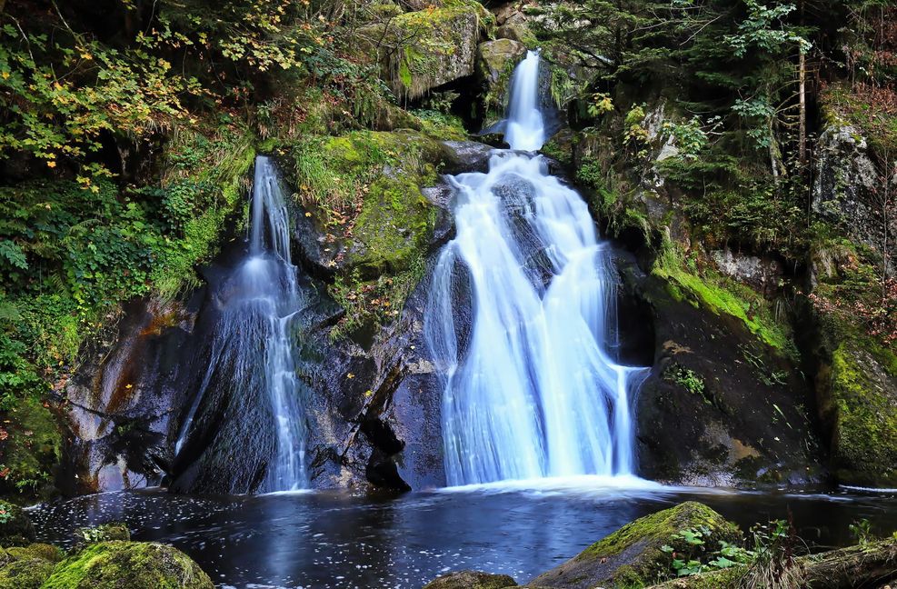Die Triberger Wasserfälle im Schwarzwald sind ein Publikumsmagnet.