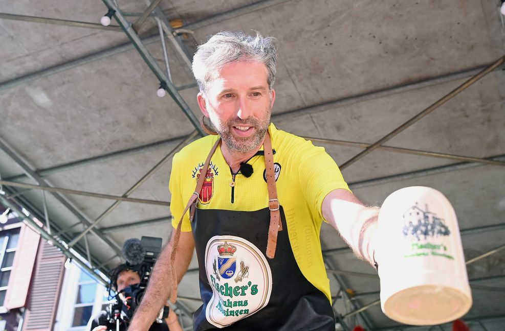 Boris Palmer gibt sich gerne bürgernah – wie hier beim Tübinger Stadtfest im vergangenen Jahr.