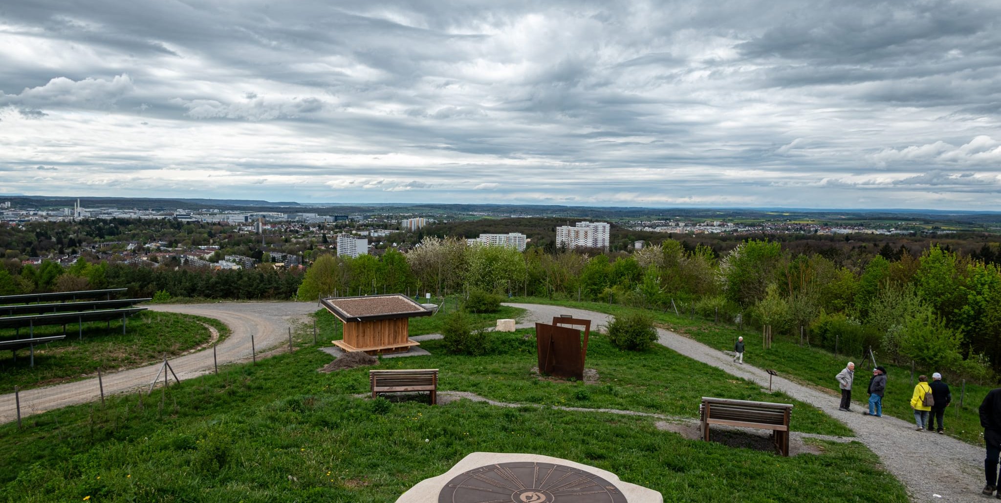 Blick vom Dachskopf Richtung Gäu.