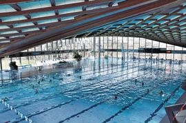 Das Hallenbad im Badezentrum.