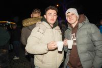 Gemeinsam Feiern und Freunde treffen: "Fier & Ice" in Dagersheim.