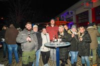 Gemeinsam Feiern und Freunde treffen: "Fier & Ice" in Dagersheim.