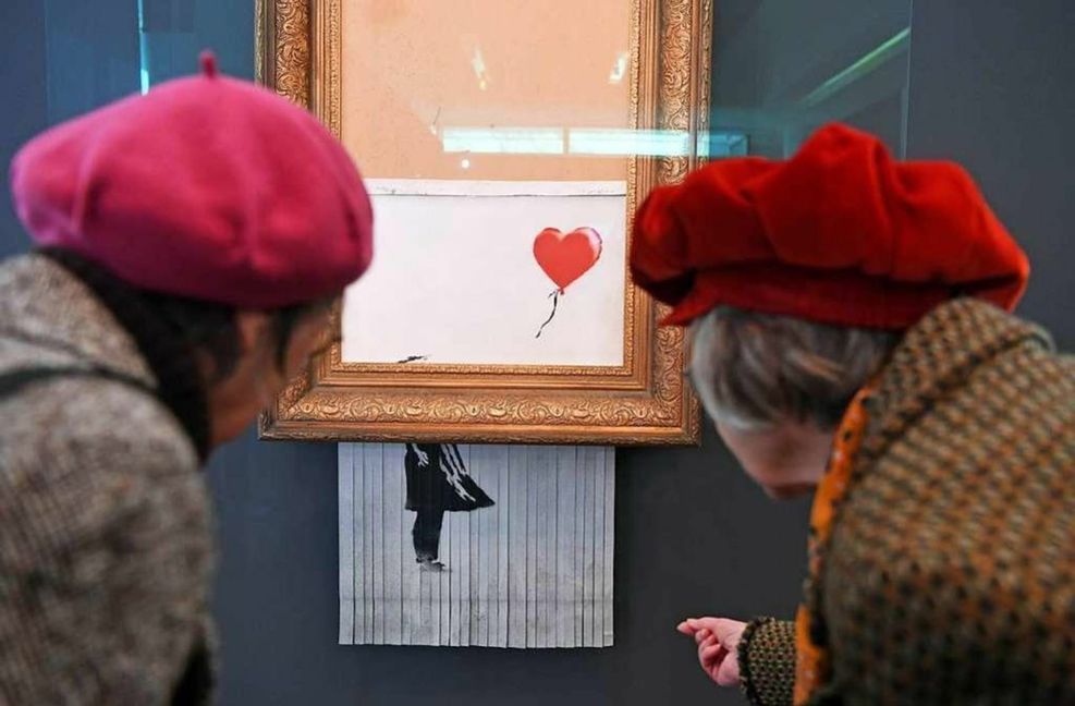 Banksy: 2018 und 2019  Publikumsmagnet im Museum Frieder Burda in Baden-Baden ...... Foto: dpa
 Foto: &nbsp;