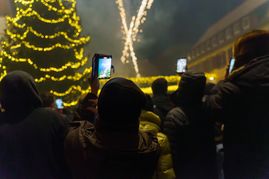 Silvester in Holzgerlingen.