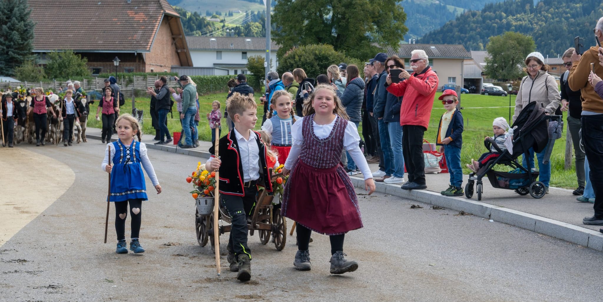 Auch die Jüngsten sind mit dabei.