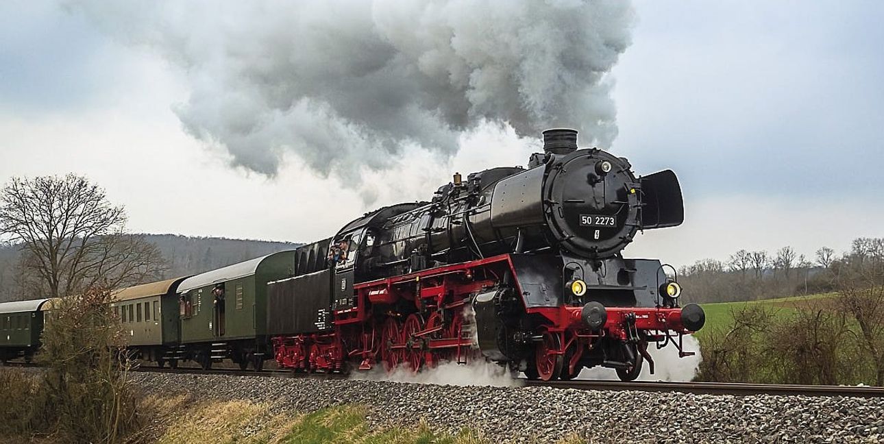 Der Feurige Elias in voller Fahrt. Bild: S. Reiser