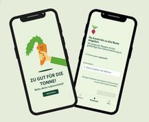 Die App „Zu gut für die Tonne!“ liefert Ideen für leckere Restegerichte.	Bild: z