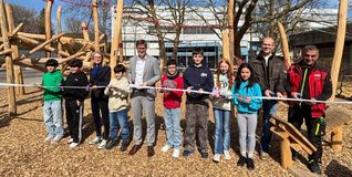 Der Sindelfinger OB Markus Kleemann bei der Einweihung.