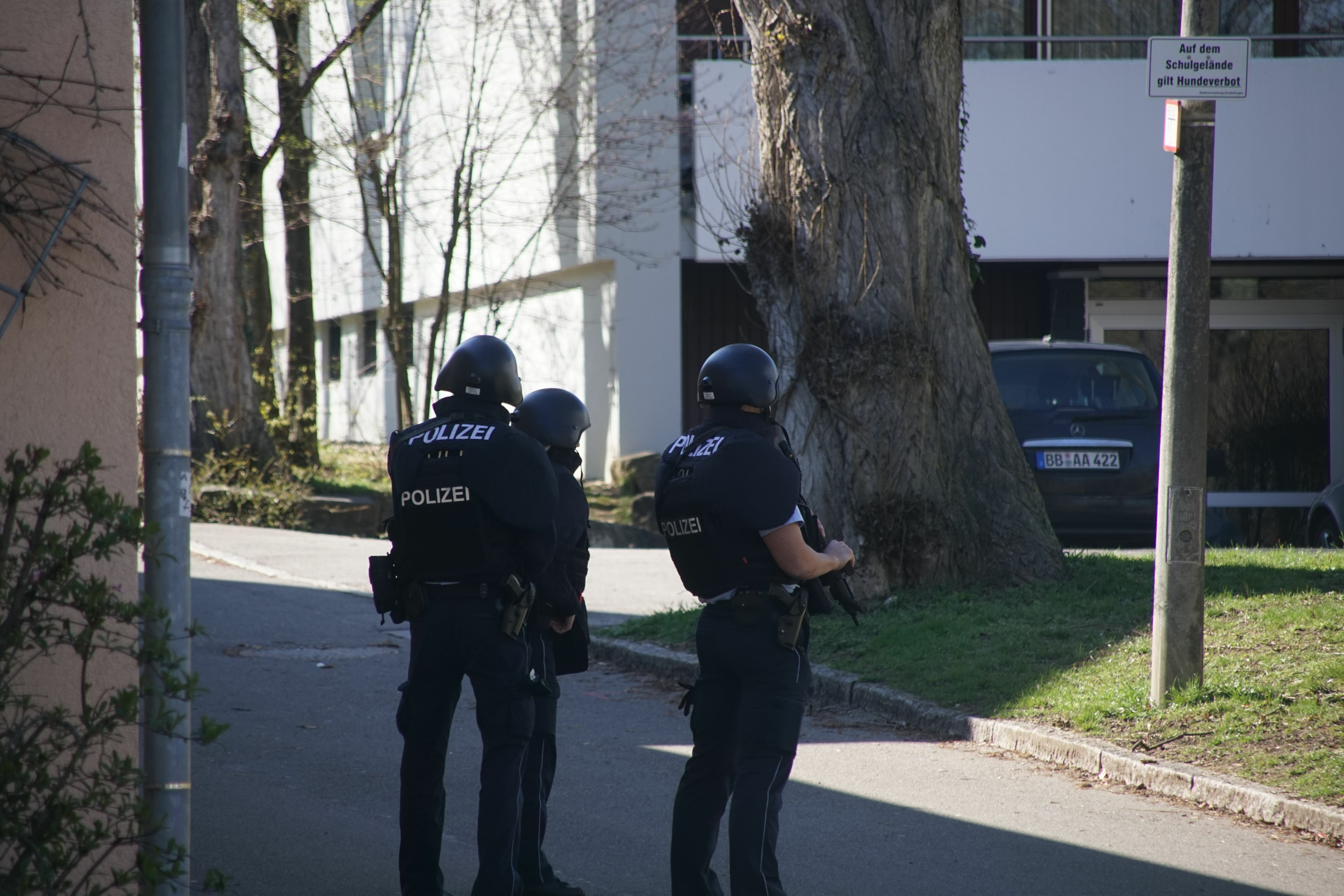 Amok-Alarm an der Realschule am Klostergarten. Bilder: SDMG/Dettenmeyer