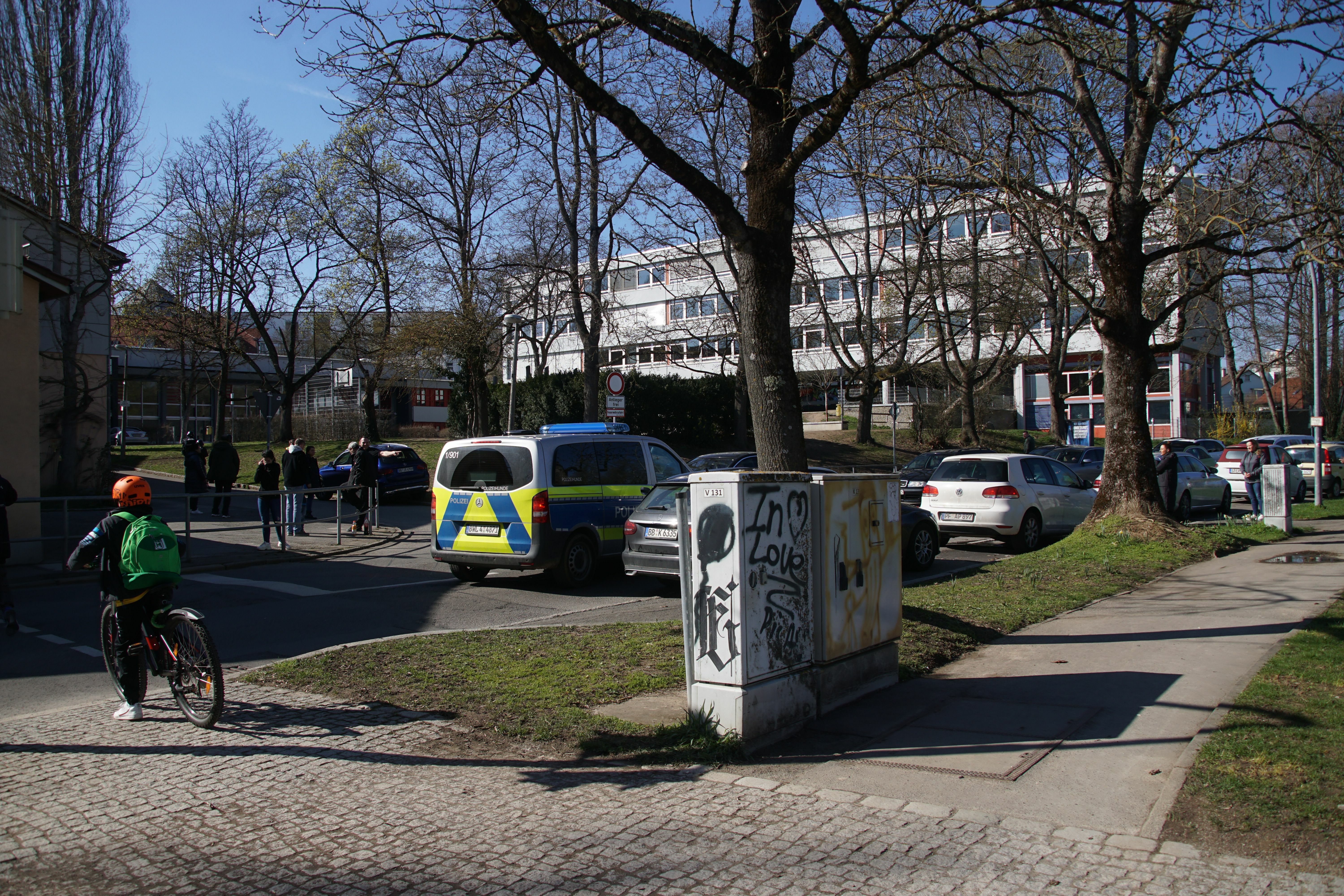 Amok-Alarm an der Realschule am Klostergarten. Bilder: SDMG/Dettenmeyer