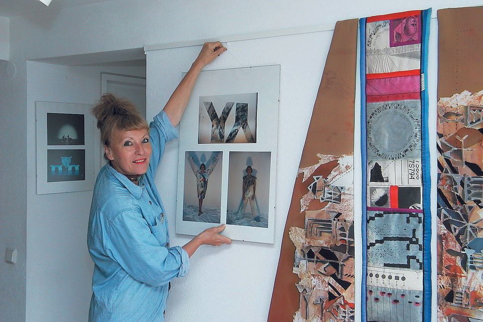 Dieses Foto zeigt Gudrun Achterberg 1999 in Dätzingen. Bild: Stampe/Archiv