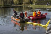 Feuerwehreinsatz am Goldbachsee.