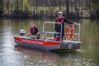 Feuerwehreinsatz am Goldbachsee.