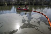 Feuerwehreinsatz am Goldbachsee.