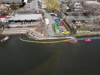 Die Feurwehr war am Samstag am Eisweiher im Einsatz. Bild: Feuerwehr Sindelfingen