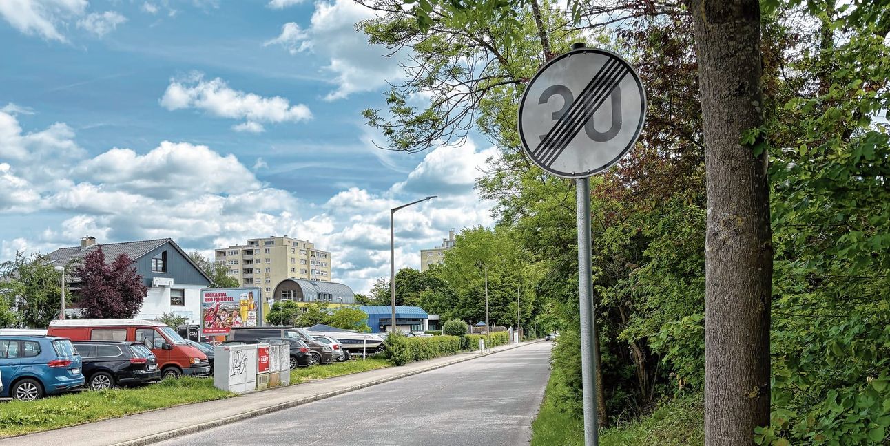 Vor dem Kinderhaus St. Martin wird der Tempo-30-Bereich bereits wieder aufgehoben.